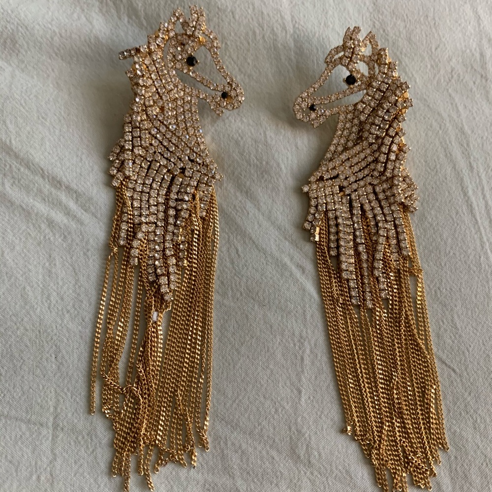 Kate Spade Horse earrings